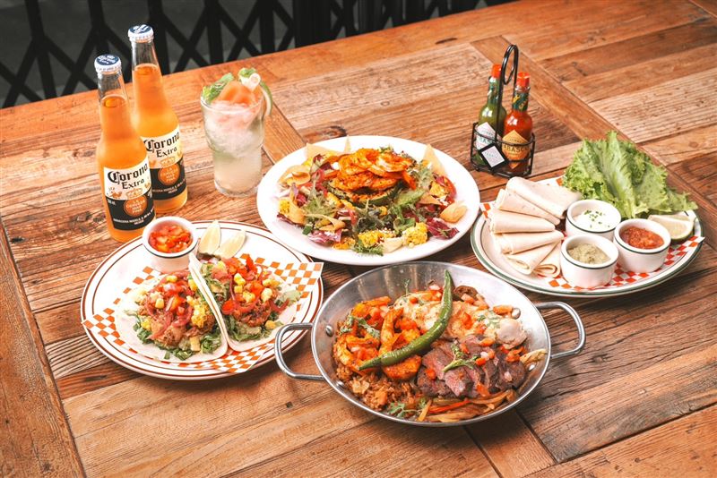樂子the Diner今夏致敬經典Tex-Mex風味,打造「美墨嘉年華」系列料理。(圖/品牌業者提供)