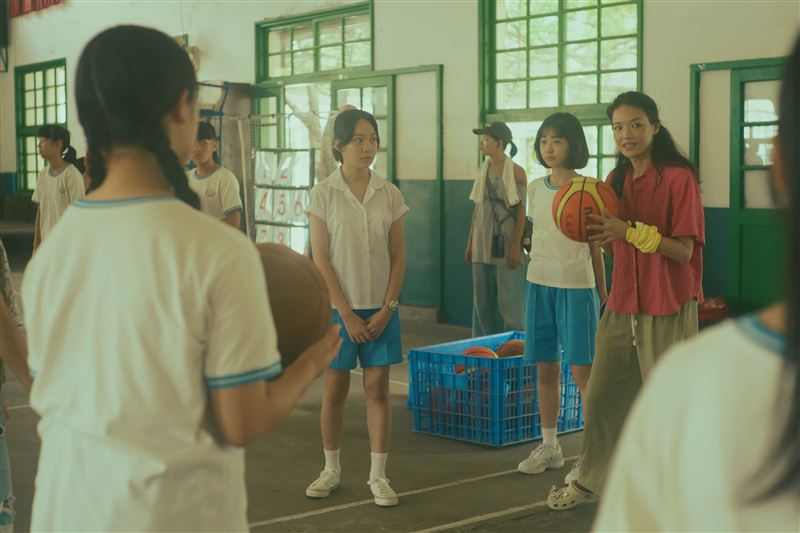 《女孩》導演舒淇(右起)、白小櫻、林品彤。(圖/甲上娛樂提供)