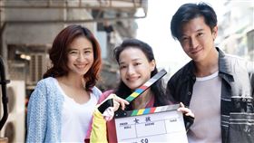 ▲《女孩》導演舒淇(中)、邱澤(右)、9m88。（圖／甲上娛樂提供） 