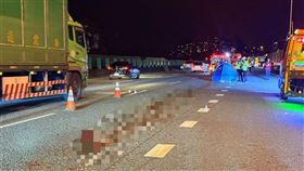 國道1號,死者,輾過,小客車（圖／翻攝畫面）