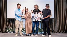 ▲《NO GOOD！歐吉桑》演員李國煌（左起）、黃姵嘉、導演張清峰、李銘順。（圖／華映娛樂提供） 