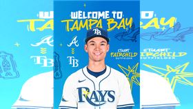 ▲費爾柴爾德（Stuart Fairchild）以現金交易方式轉戰光芒。（圖／翻攝自光芒推特）