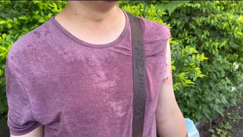 乘客回憶事發當時仍感到心有餘悸。(圖/翻攝畫面)