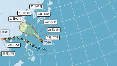 颱風范斯高生成！專家：不排除發布海警