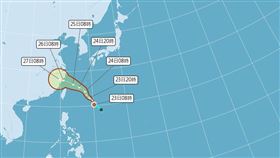 范斯高,颱風（圖／氣象署）