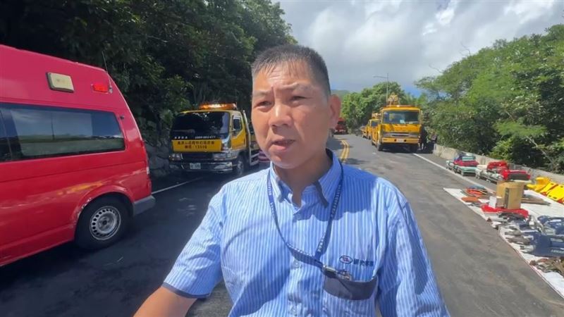 國光號金山站蔡站長。(圖/翻攝畫面)