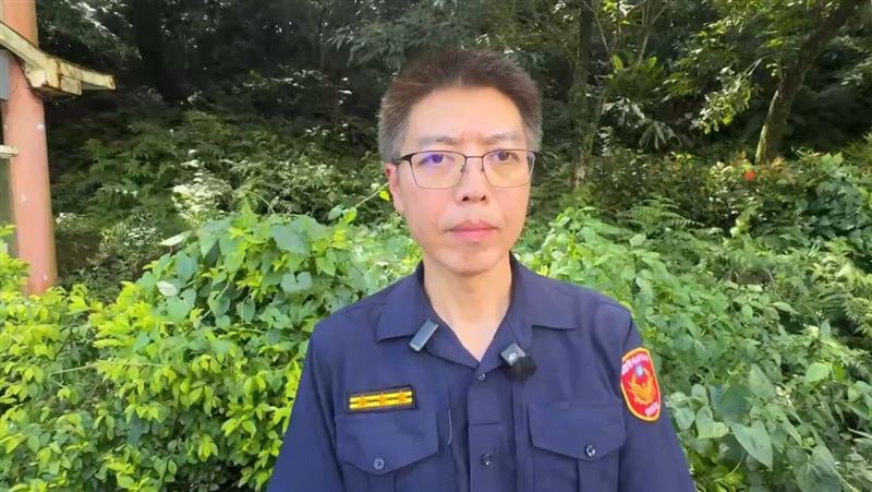 新北市金山分局交通組組長黃國龍。(圖/翻攝畫面)