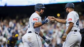 ▲洛利（Cal Raleigh）敲出本季第39轟。（圖／路透社／達志影像）