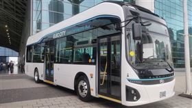 ▲HYUNDAI ELEC CITY FCEV氫燃料電池低底盤巴士。（HYUNDAI提供）