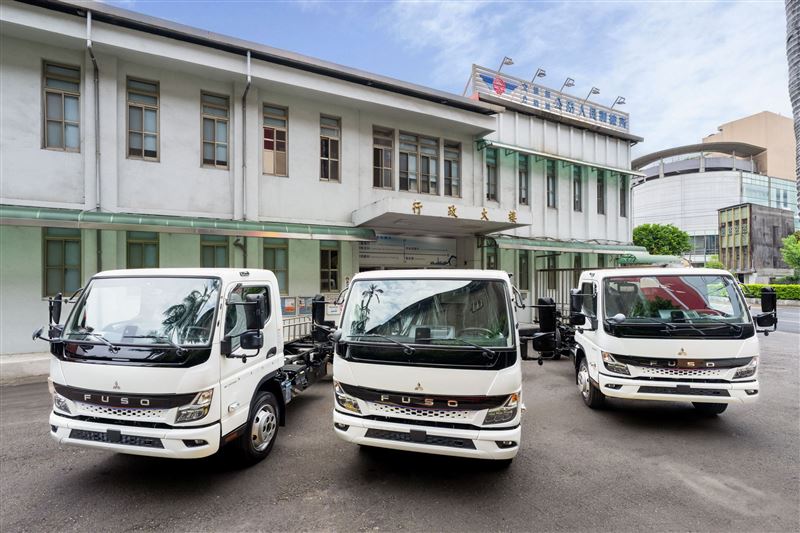 FUSO eCanter是台灣首款上市的純電輕型商用車。(FUSO提供)