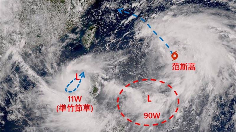 有機會雙颱共舞！「竹節草」估下半天生成