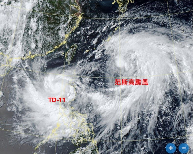 吳聖宇指出,「竹節草」往北的過程應該變成熱帶性低氣壓或消散,對台灣沒有明顯威脅。(圖/翻攝自吳聖宇臉書)