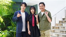 藝人湯志偉、唐振剛、游珈瑄今（23）日出席大愛劇《我們六個》媒體茶敘。（圖／記者趙于瑩攝影