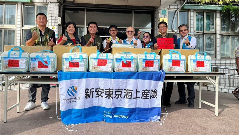 新安東京海上產險災區送暖捐款賑災