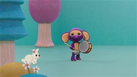 《大耳怪玩音樂》是為0至2歲寶寶設計的音樂律動節目。(圖／公視+提供）