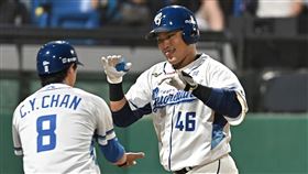 ▲富邦悍將范國宸開轟。（圖／富邦悍將提供）