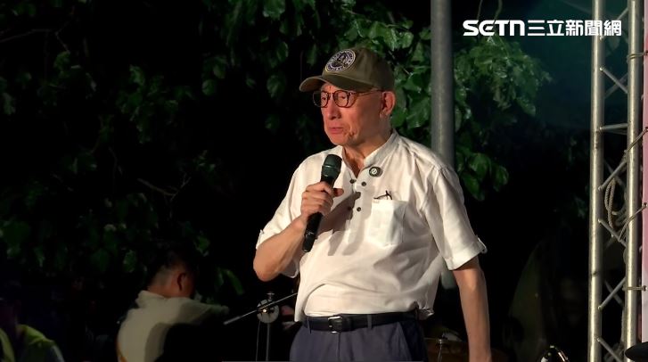 曹興誠宣講。(圖/翻攝畫面)