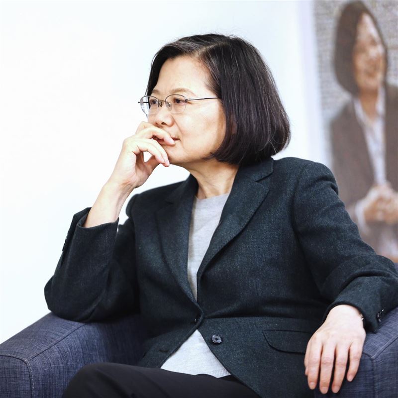 前總統蔡英文首度表態挺罷免。(圖/翻攝自蔡英文臉書)