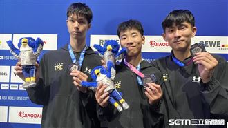 扯！台跆拳男團奪銀　中國人員竟來搶賀電