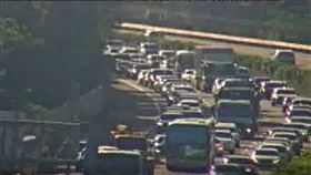 新竹縣,事故,車速,交流道,車流,追撞,車禍,國道,回堵。（圖／翻攝自高公局網站） 