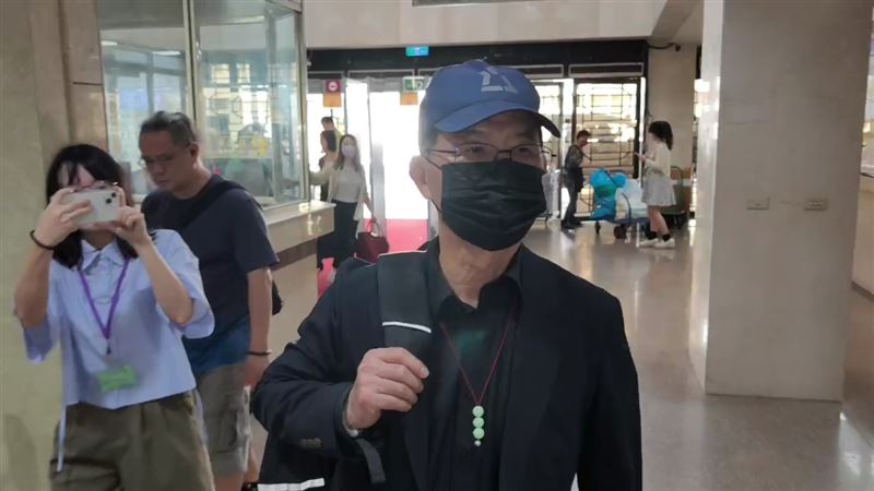 彭振聲妻子驟逝後，首度出庭作證。（圖／翻攝畫面）