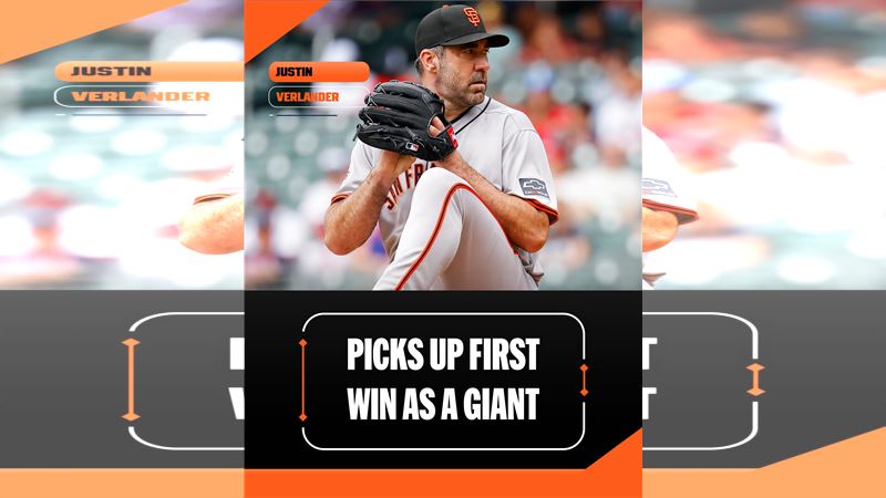 韋蘭德（Justin Verlander）先發5局無失分，拿下本季首勝。（圖／翻攝自MLB推特）