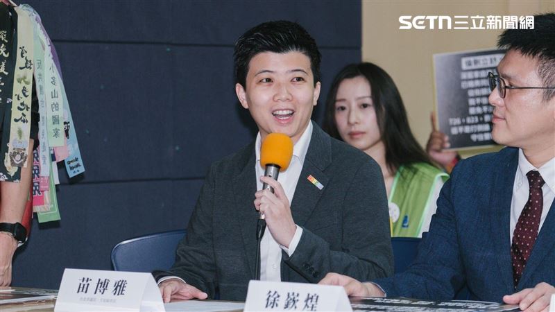  台北市議員苗博雅持續宣傳大罷免。(資料圖/記者楊士誼攝影)