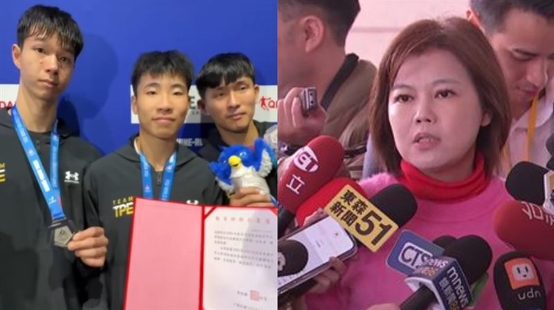 對於中方人員搶我世大運跆拳道銀牌賀電，游淑慧認為「我們給選手的賀電要寫什麼，還輪不到大陸的一個體育協會插手。」（組合圖／翻攝畫面）