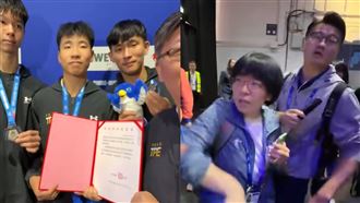 中國人搶台灣隊賀電　離譜畫面曝光她怒轟
