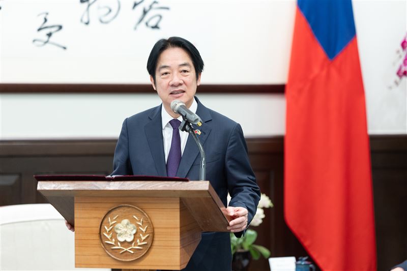 針對中國在世大運賽事期間多次打壓台灣隊,總統賴清德表達嚴厲譴責。(圖/總統府提供)