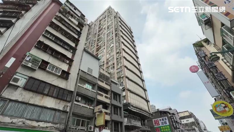 被稱台中「最恐怖大樓」的住商混合大樓坐落鬧區，今年1月房價創新高