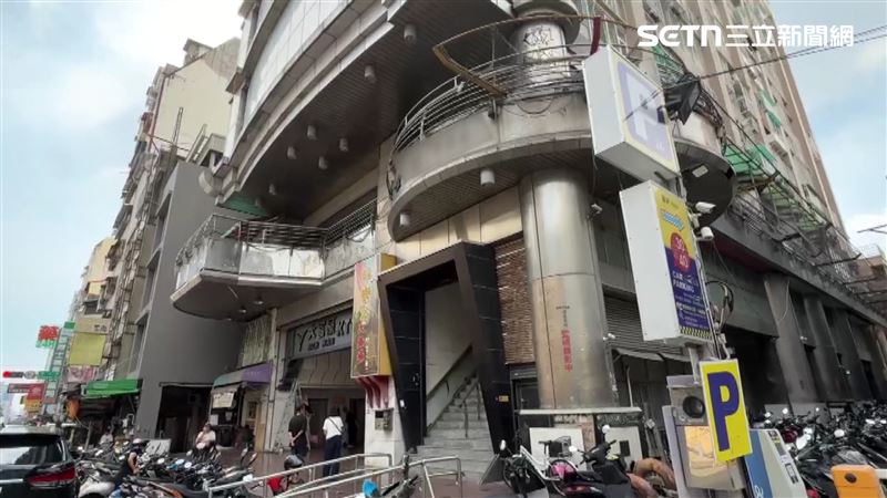 被稱為台中「最恐怖大樓」的大樓一樓及地下室，曾經進駐八大行業