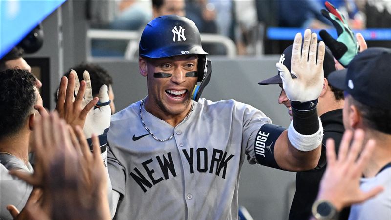 賈吉37轟追平大谷　並列美聯、大聯盟第2