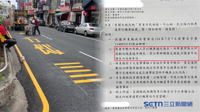 居民失望，向公所陳情別大小路口都劃設，2線道真的無路可走。（圖／民眾提供）
