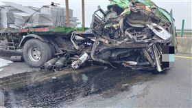 車禍,快速道路,玉井北門線,衝撞,聯結車