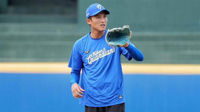 富邦悍將27歲新秀王偉軒隨隊一軍。(圖/富邦悍將提供)