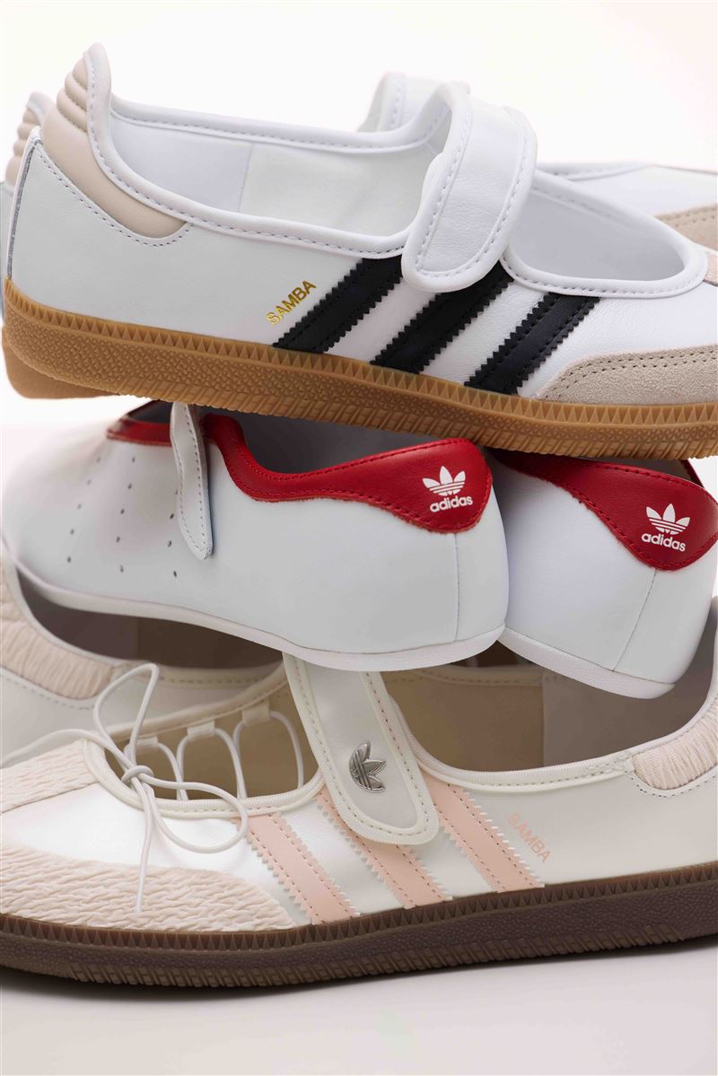 adidas Originals薄底鞋家族-瑪莉珍。(圖/品牌業者提供)