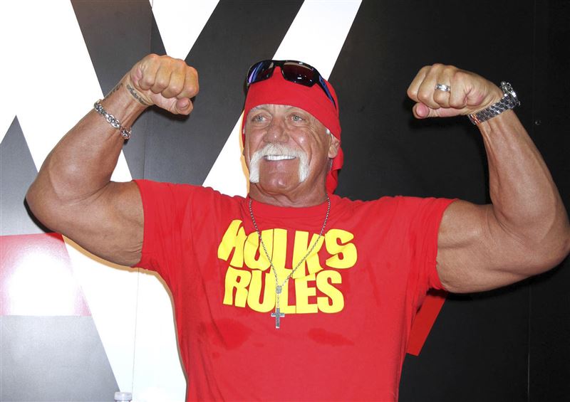美國體壇及娛樂圈巨星浩克霍肯（Hulk Hogan）去世，享壽71歲。（圖／美聯社／達志影像）
