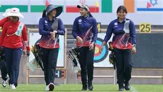 4強賽射垮中國　台灣反曲弓女團闖金牌戰