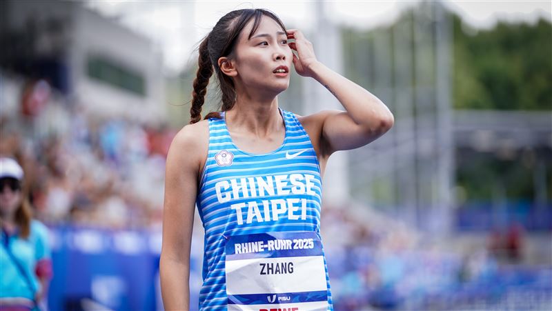 台灣世大運100公尺跨欄好手張博雅。（圖／大專體總提供）