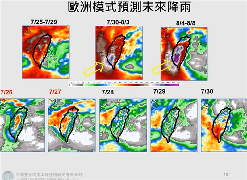 賈新興表示，未來10天台灣位於大低壓帶中，天氣不穩定。（圖／翻攝自「Hsin Hsing Chia」YT）