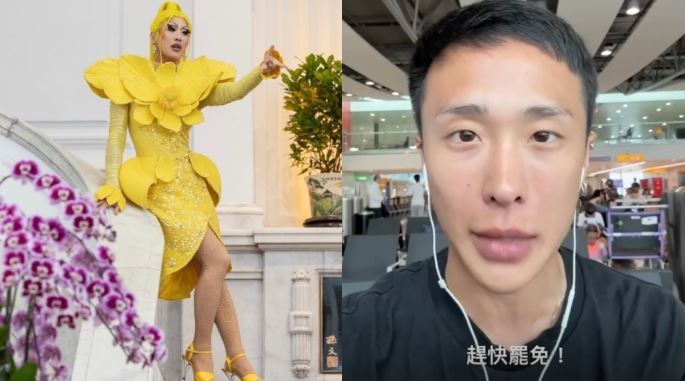 妮妃雅表態，台灣的未來要守住，「趕快罷免！」（組合圖／翻攝自妮妃雅IG）