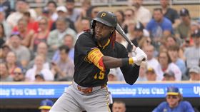 ▲25日傳出洋基有意向海盜交易陣中主力野手克魯茲（Oneil Cruz）。（圖／美聯社／達志影像）