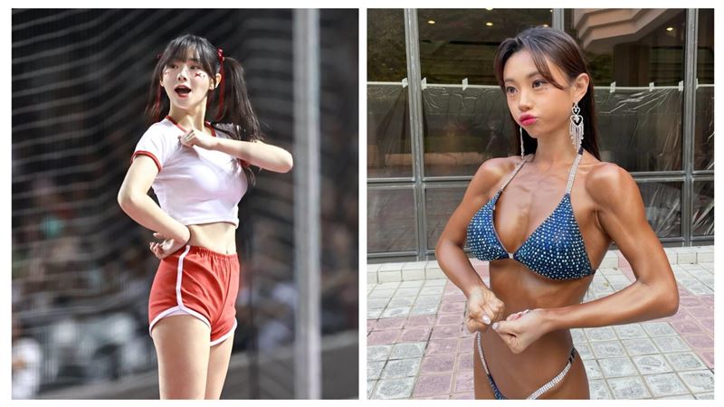 小龍女韓籍成員金娜妍曾參加健美比賽。(圖/記者劉彥池攝影、金娜妍提供)