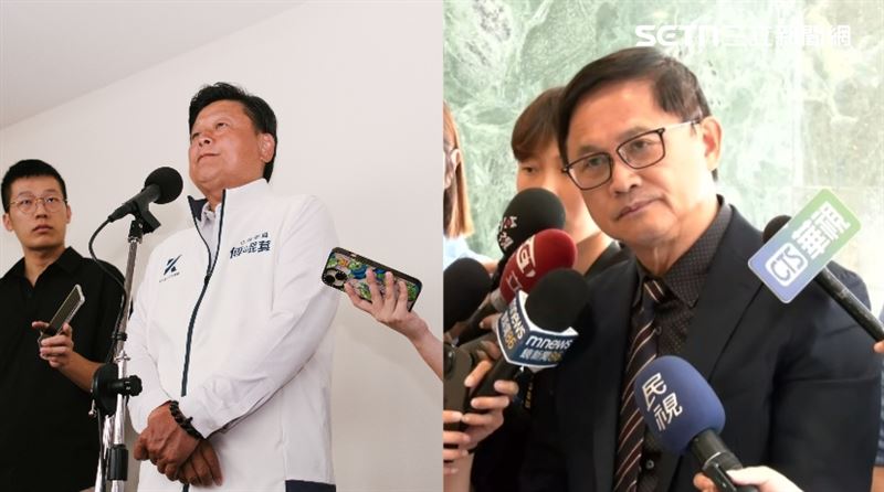 童子賢(右）爆料花蓮捐款爭議，被傅崐萁告上法院。（組合圖／翻攝畫面）