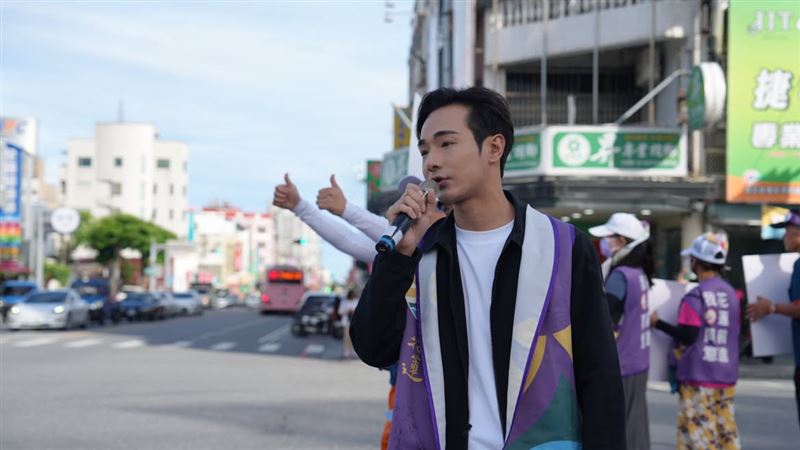 八炯為大罷免鎮守花蓮。(圖/翻攝自Threads)