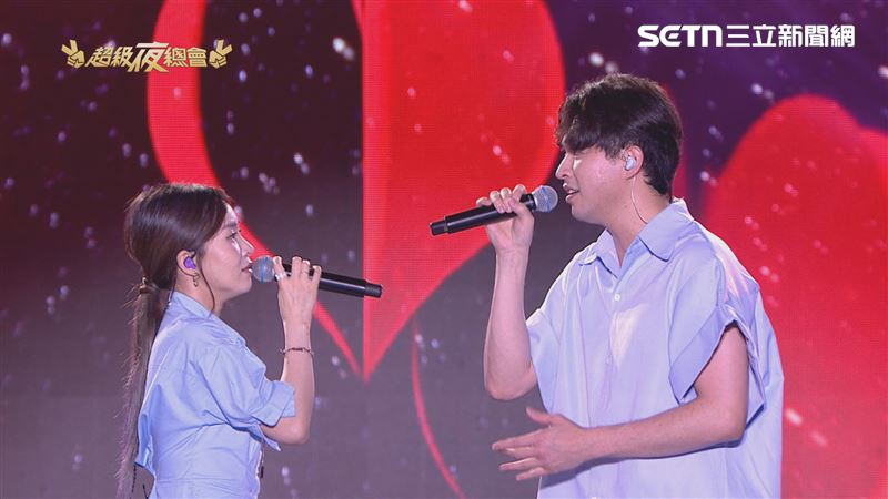 螢幕CP杜忻恬、李子森。(圖/超級夜總會)