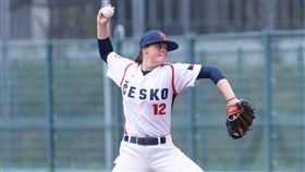 ▲捷克投手薩拉博娃（Adriana Salabova）。（圖／棒協提供） 