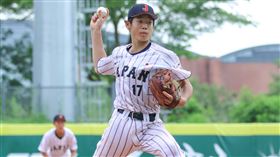 ▲日本先發投手佐橋陸公。（圖／棒協提供） 