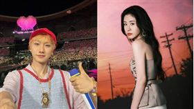 汪蘇瓏（左）與張碧晨（右）撕破臉。（圖／翻攝自微博）